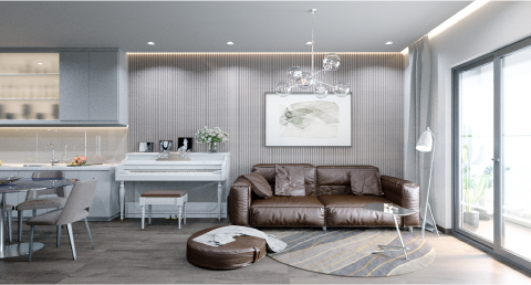 Căn hộ 2 phòng ngủ